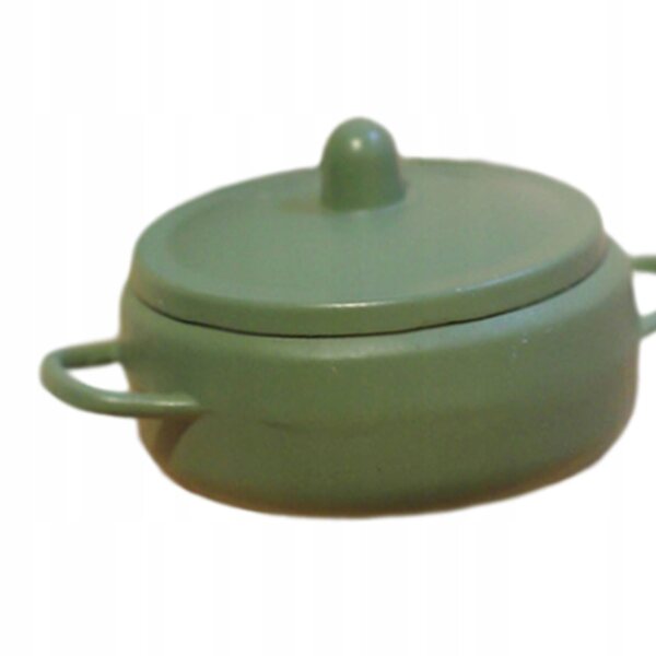 Mini pentola per zuppa in miniatura accessorio da cucina per casa delle bambole 1:6 1:12