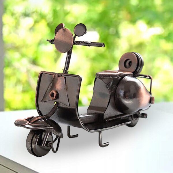 Metalowy model motocykla Rzeźba motocykla Rzemiosło Styl E 12.5x4x7.5cm