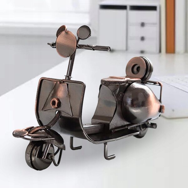 Metalowy model motocykla Rzeźba motocykla Rzemiosło Styl E 12.5x4x7.5cm