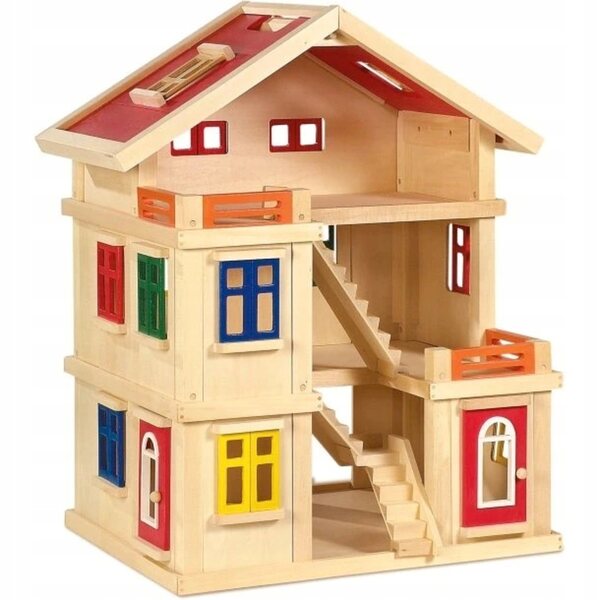 Doll House Small Foot Gigant in Legno con Parti Mobili e Design Personalizzabile