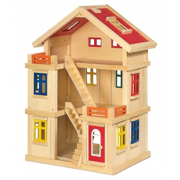 Doll House Small Foot Gigant in Legno con Parti Mobili e Design Personalizzabile