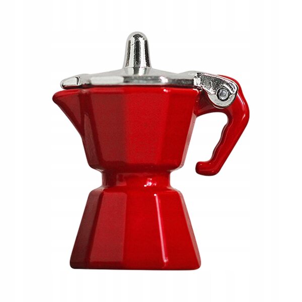 Miniature malto rosso per casa delle bambole 1:12 in metallo resistente ed elegante