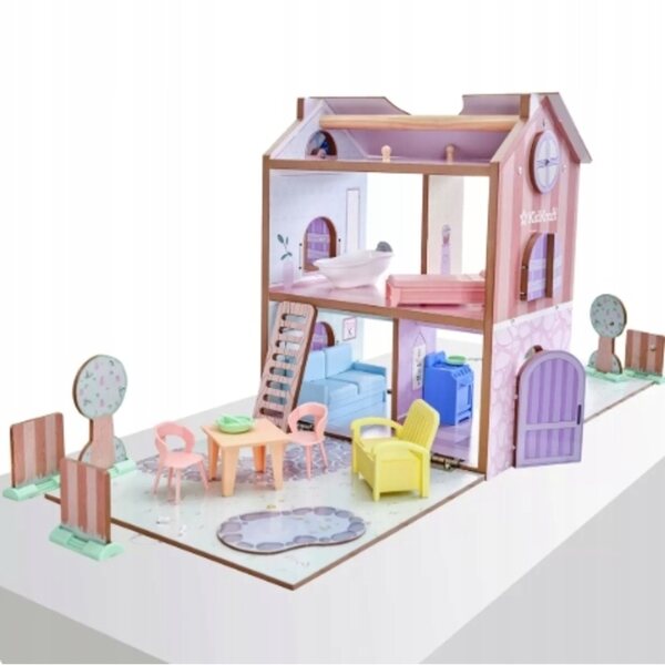 Casa delle bambole in legno KidKraft 45x93x38 cm con 36 accessori per bambini 3+