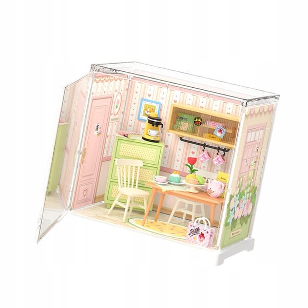 Domek dla lalek DIY Miniaturowe zestawy Dekoracja Puzzle 3D Mini Domek restauracja