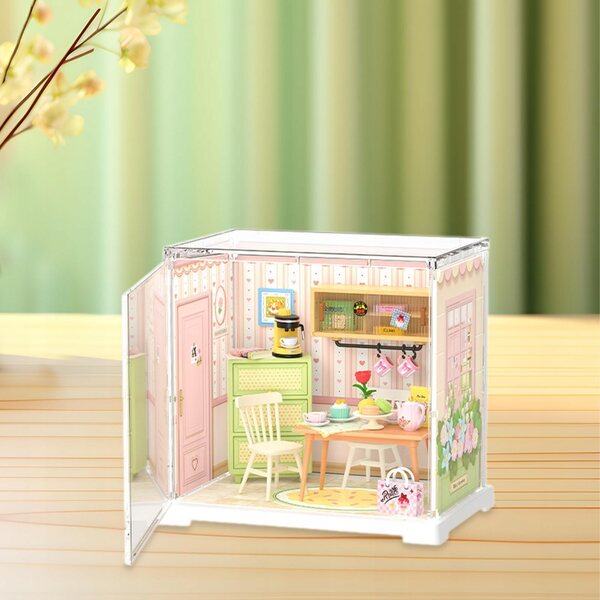 Domek dla lalek DIY Miniaturowe zestawy Dekoracja Puzzle 3D Mini Domek restauracja