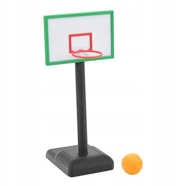 Mini set basket con canestro e pallina per casa delle bambole 12,5 cm
