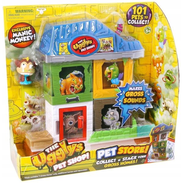 Doppio Casetta delle Bambole Paskudniaki con Figura e Suoni TM Toys 23 cm