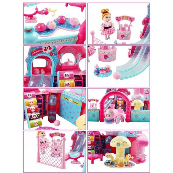 Casa Giocattolo con Accessori e Bambola per Bambini 3+ Anni CE