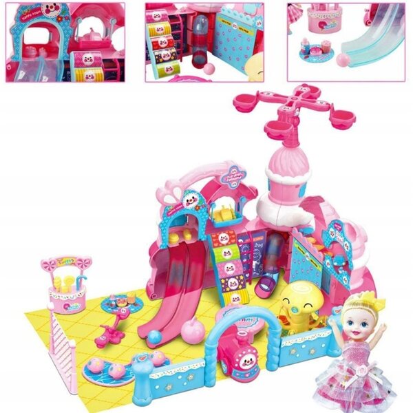 Casa Giocattolo con Accessori e Bambola per Bambini 3+ Anni CE