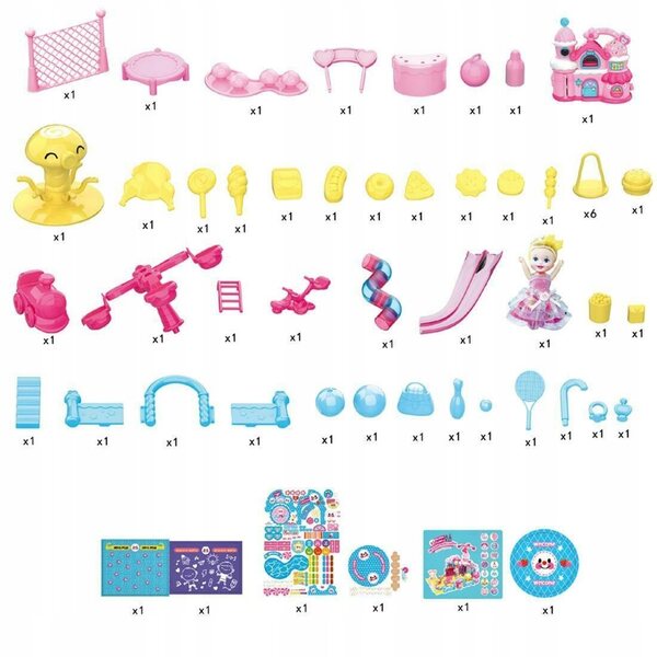 Casa Giocattolo con Accessori e Bambola per Bambini 3+ Anni CE