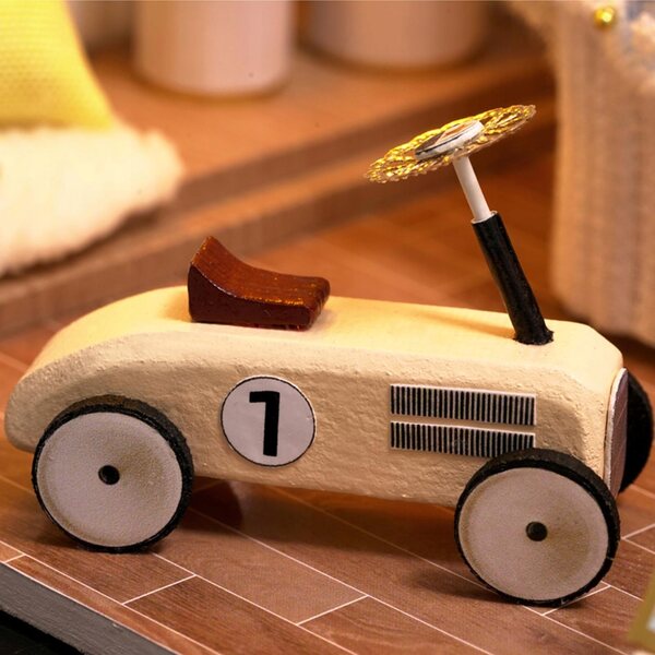 Miniatura Casa delle Bambole 1:24 fai da te in Legno con LED e Arredi Realistici
