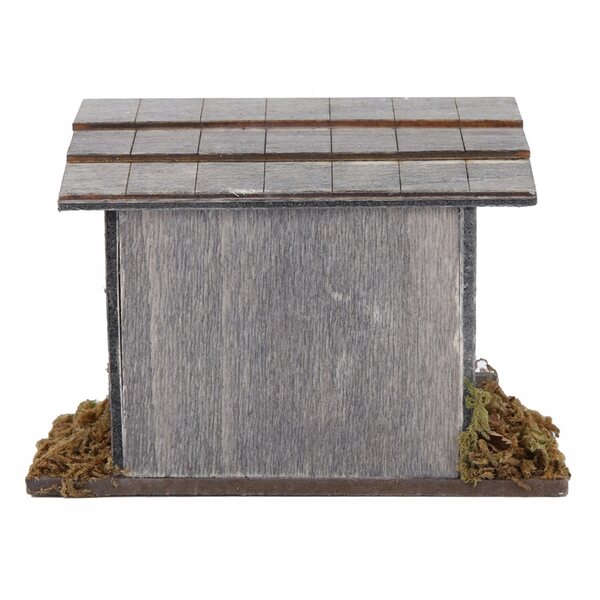 1/12 schaal poppenhuis tuin kippenhok miniatuur, milieuvriendelijk en veilig