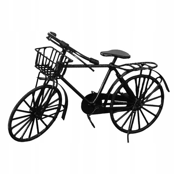 1:12 Puppenhaus-Miniatur-Fahrradmodell aus robustem Metall