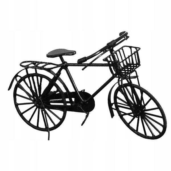 1:12 Puppenhaus-Miniatur-Fahrradmodell aus robustem Metall