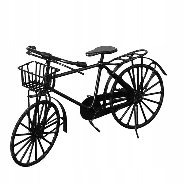 1:12 Puppenhaus-Miniatur-Fahrradmodell aus robustem Metall