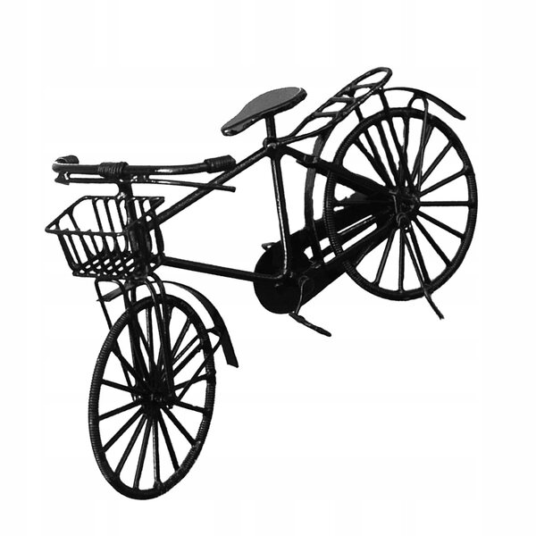 1:12 Puppenhaus-Miniatur-Fahrradmodell aus robustem Metall