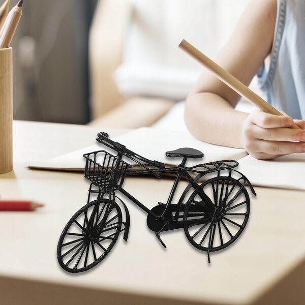 1:12 Puppenhaus-Miniatur-Fahrradmodell aus robustem Metall