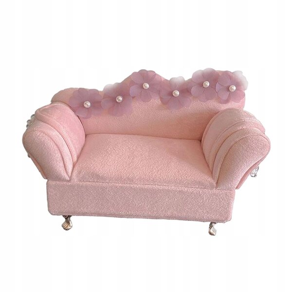 1:12 Sofa Pudełko na biżuterię 1/12 Mini kanapa Pudełko na biżuterię Ozdoby Biżuteria w stylu A