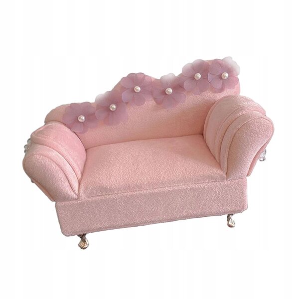 1:12 Sofa Pudełko na biżuterię 1/12 Mini kanapa Pudełko na biżuterię Ozdoby Biżuteria w stylu A