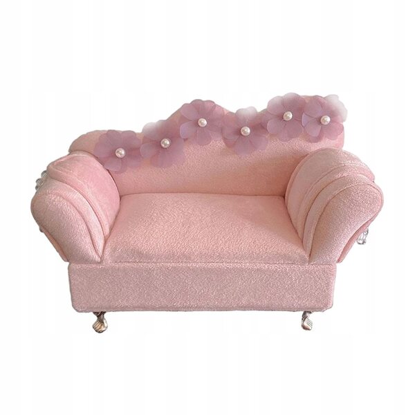 1:12 Sofa Pudełko na biżuterię 1/12 Mini kanapa Pudełko na biżuterię Ozdoby Biżuteria w stylu A