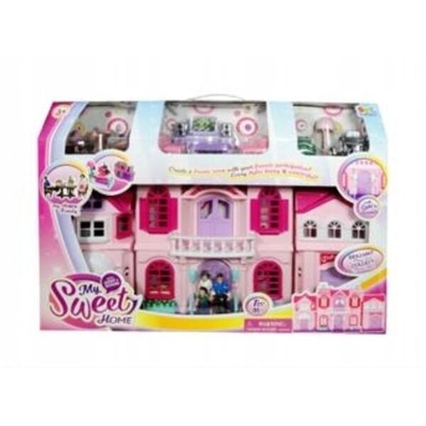 casetta per bambole Swede 00 in plastica funzionante a batterie AAA per bambini 3+