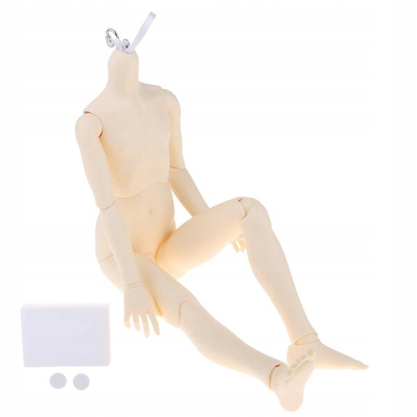 1/3 männlicher BJD-Körper aus Kunstharz für SD- und MSD-Puppen, 53 cm