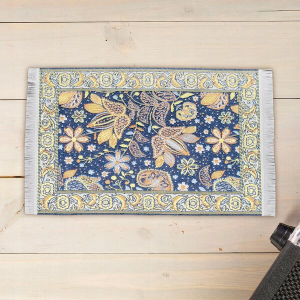 1/12 Puppenhaus Mini Teppich Türkischer Stil Dekomatte