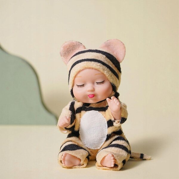 Portachiavi Baby Doll che dorme Bambino Decorazione carina per chiavi e borse