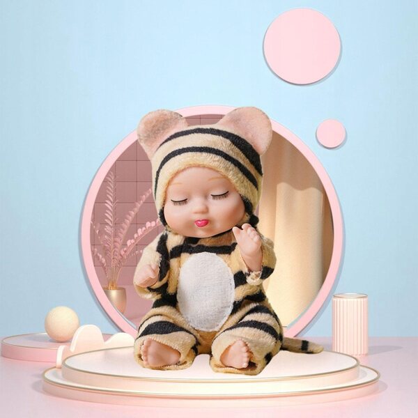 Portachiavi Baby Doll che dorme Bambino Decorazione carina per chiavi e borse