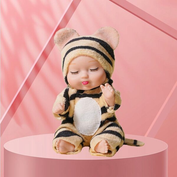 Portachiavi Baby Doll che dorme Bambino Decorazione carina per chiavi e borse