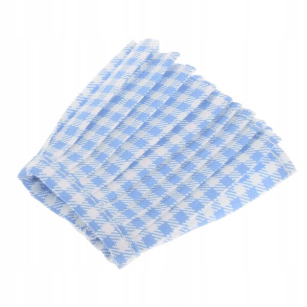 Gonna a quadretti azzurri in scala 1:6 per bambole da 12 pollici, accessorio moda
