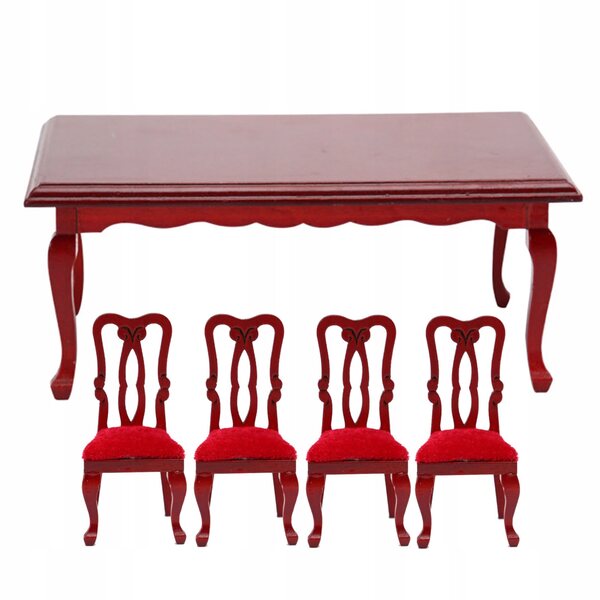 Chaise de salle à manger miniature en bois pour maison de poupée échelle 1:12