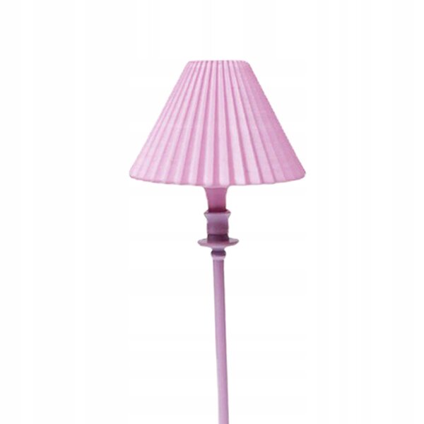 1:12 Miniatur-Stehlampe aus Metall für Vintage-Puppenhaus