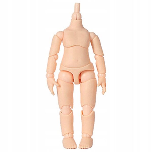 Corpo BJD mobile a 13 snodi per bambole OB11, accessorio PVC 9,5 cm