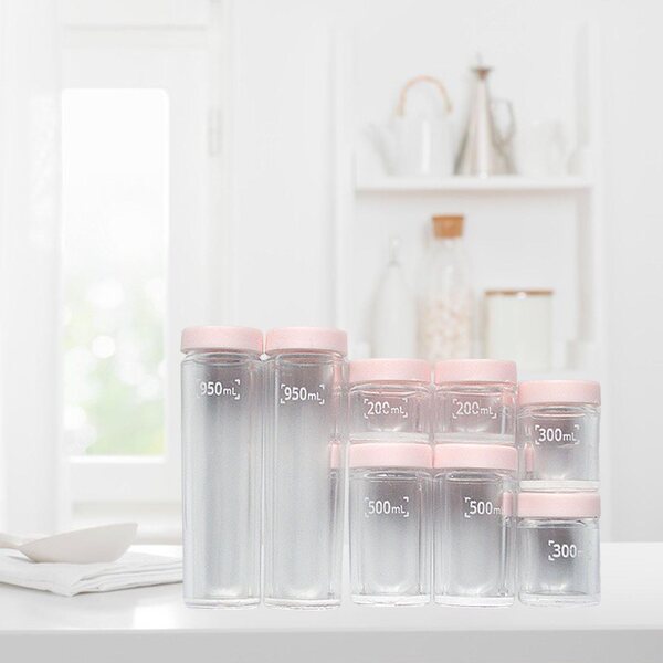 Μινιατούρα Sello Βάζο για Ρεπλίκα Dolls House σε ροζ ρητίνη