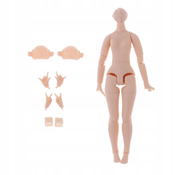 Corpo Nude con 20 Giunture per Bambola Blythe 14,5 cm con Accessori Mani
