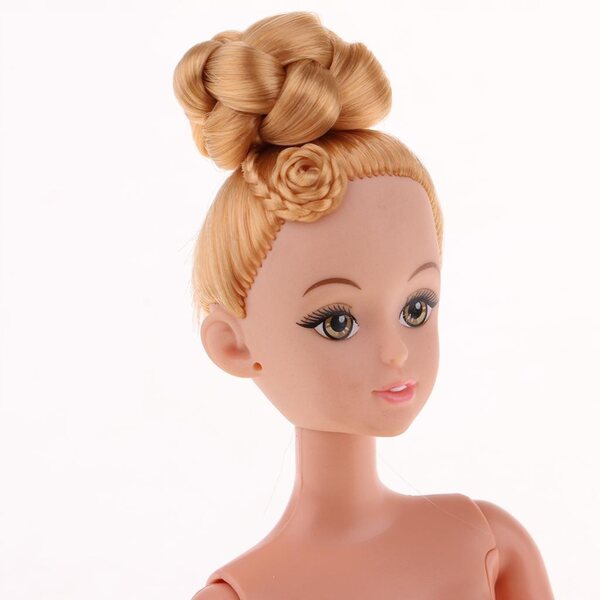 Nude Doll Lifelike Eye Head for 1/6 Joints Body Doll Toys Gift