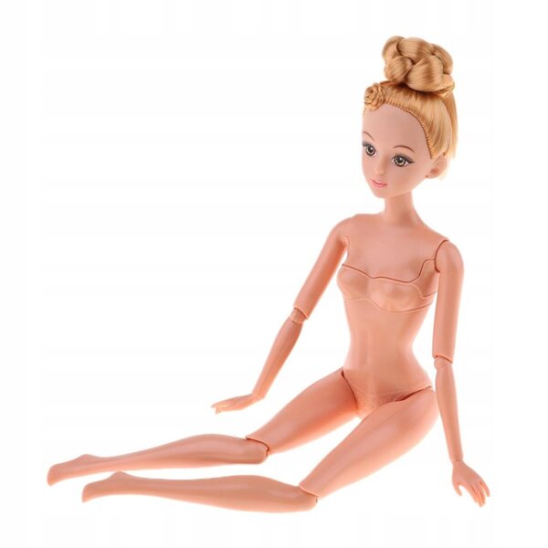 Nude Doll Lifelike Eye Head for 1/6 Joints Body Doll Toys Gift