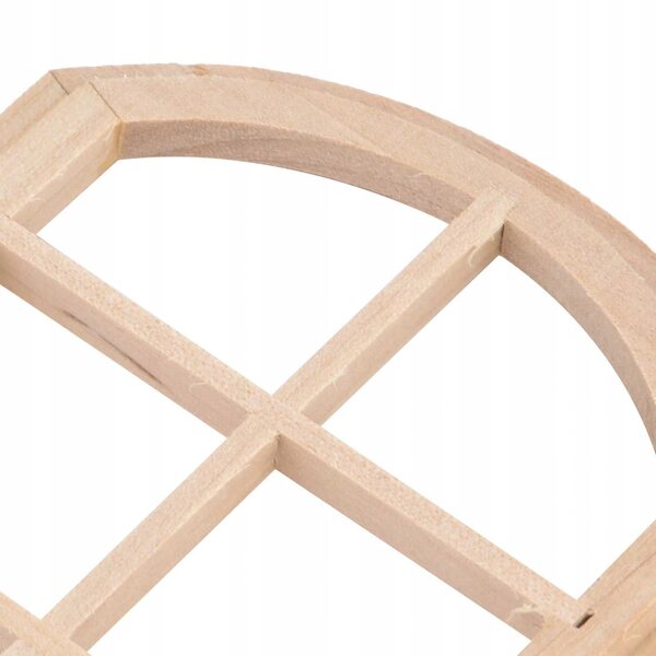 Lot de 2 fenêtres en bois 1:12 pour maisons de poupées, sûres et résistantes