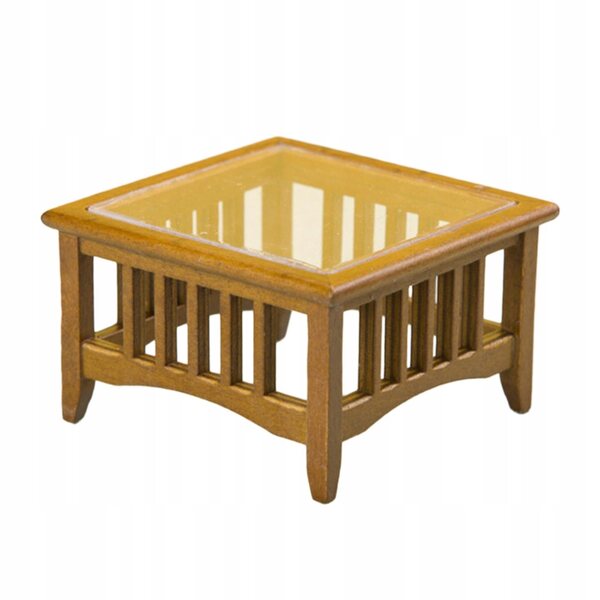 1:12 Mini rustikaler Holz-Couchtisch für DIY-Puppenhäuser