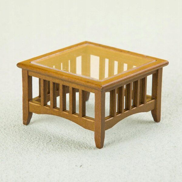 1:12 Mini rustikaler Holz-Couchtisch für DIY-Puppenhäuser