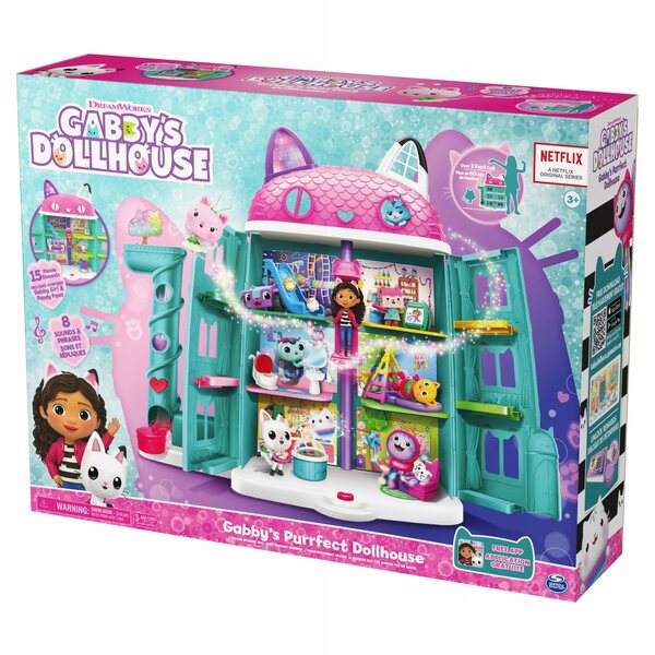Gabi Gabbys Puppenhaus mit Figuren und Soundeffekten – 60 cm