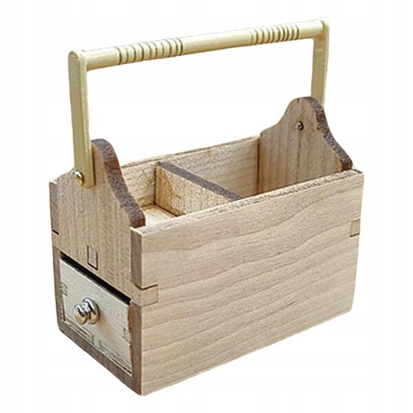 Mini set strumenti per casa delle bambole scala 1:12 in legno e metallo