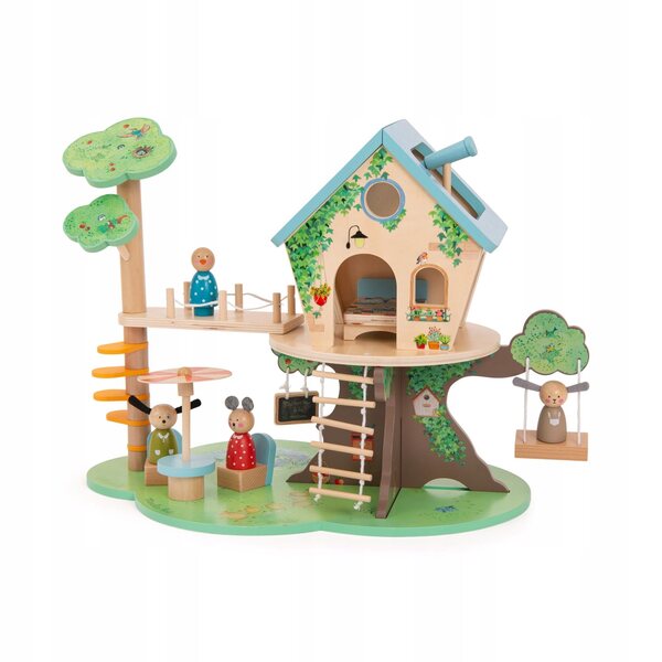 Moulin Roty La Grande Famille Baumhaus aus Holz und Stoff 632437