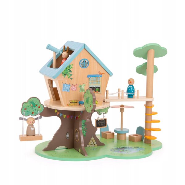 Moulin Roty La Grande Famille Baumhaus aus Holz und Stoff 632437