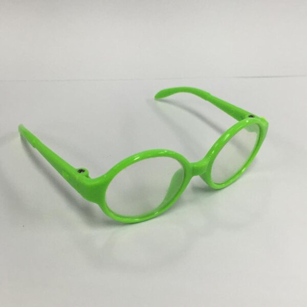 Grüne runde Brille für 18-Zoll-Puppen, detaillierte Modeaccessoires