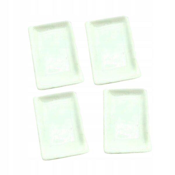 Set 4 Mini Naczynia Ceramiczne 1/12 per Domani delle Bambole, Accessori Cucina