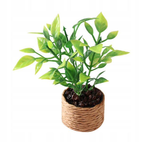 1:12 Mini-Bonsai-Pflanze für Puppenhaus, Mikro-Landschaftsdekoration