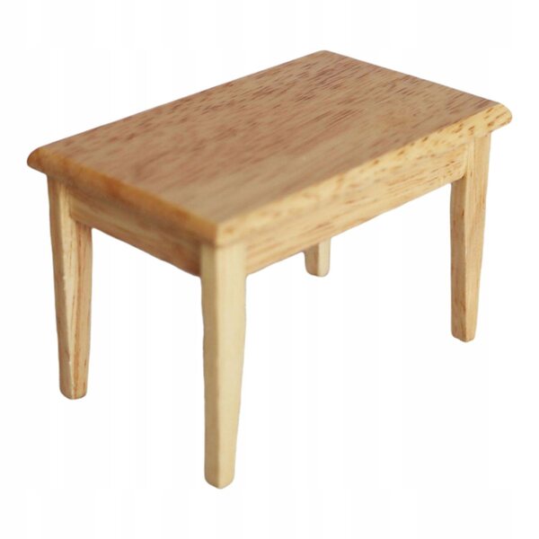 Miniatur-Essmöbel aus Holz für Puppenhäuser im Maßstab 1:12