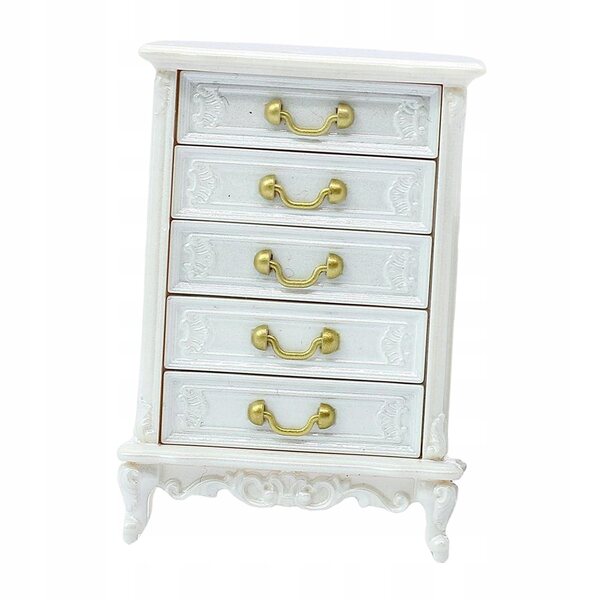 Mobiletto notte in miniatura per casa delle bambole 1:16 e 1:12, accessorio decorativo